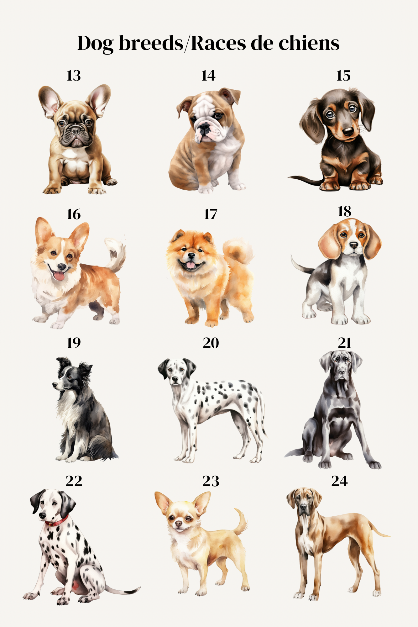 Personalized dog sweater